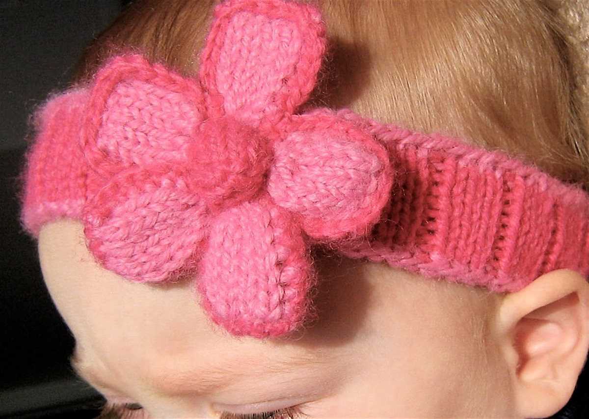 Child's knitted headband pattern free