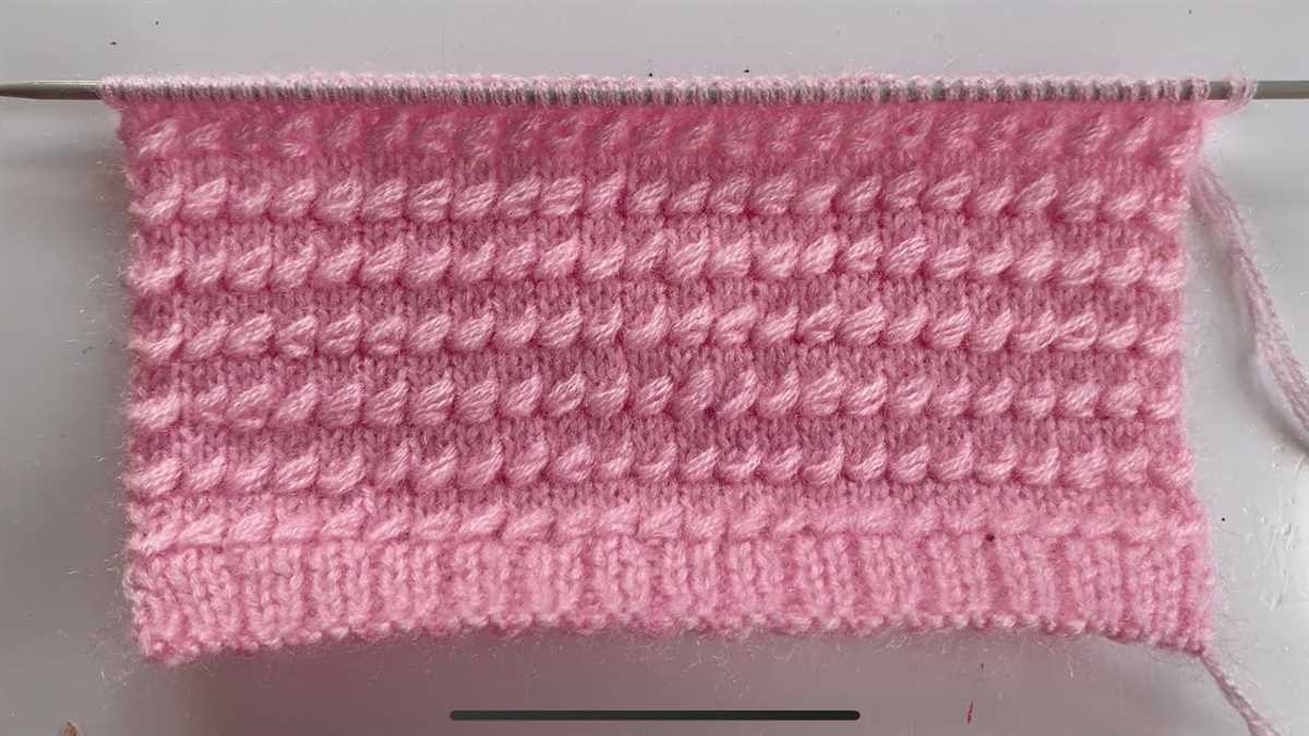 4 row repeat knitting patterns