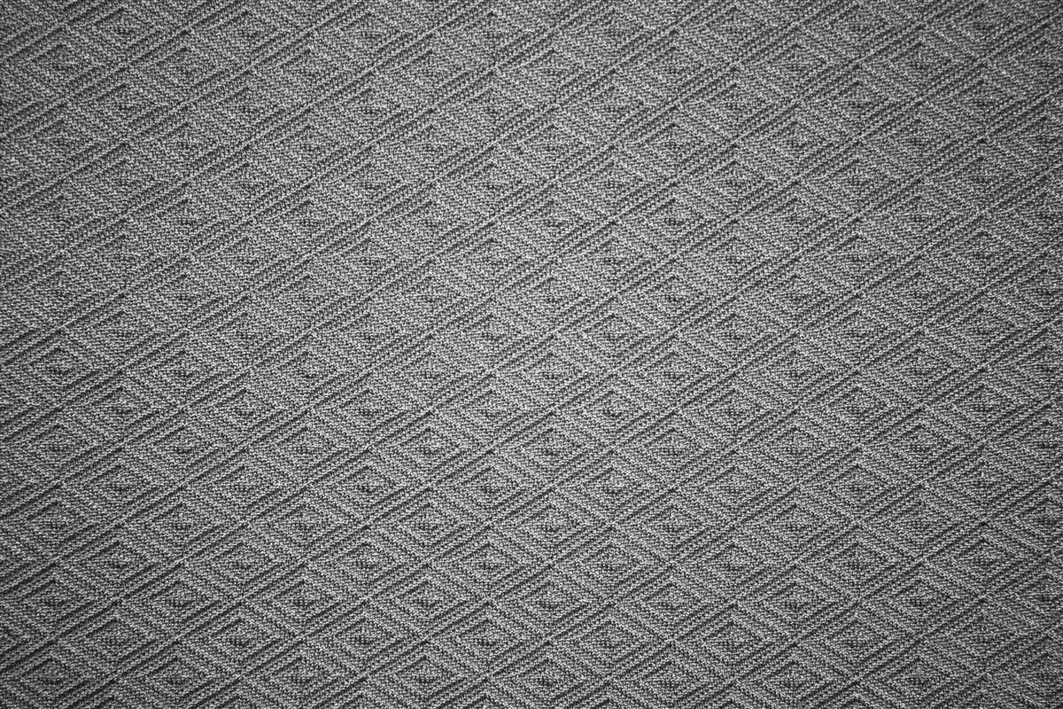 Knitted diamond shaped pattern