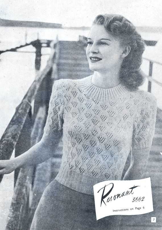 Vintage womens knitting patterns