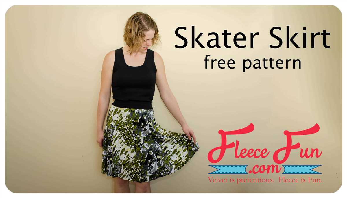 Knit skater dress pattern