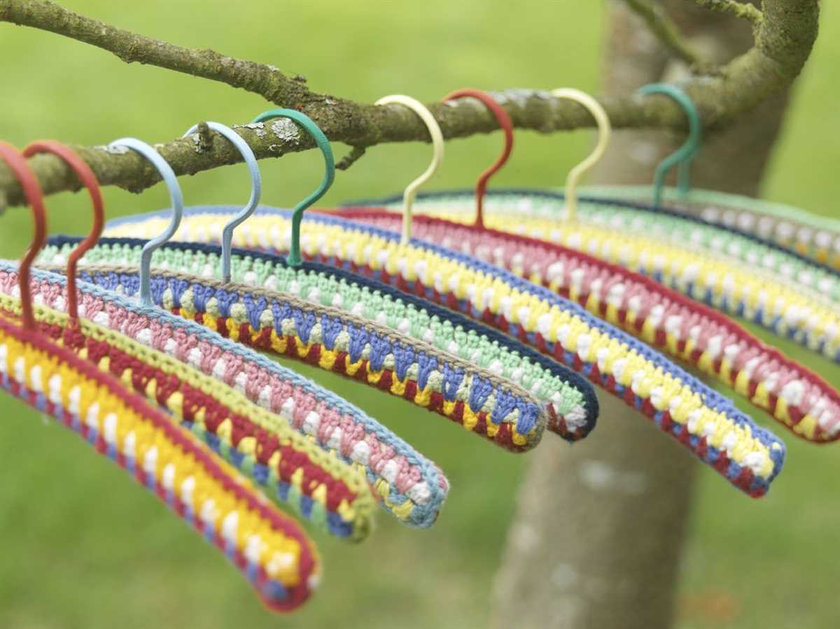 Knitted coat hanger cover patterns