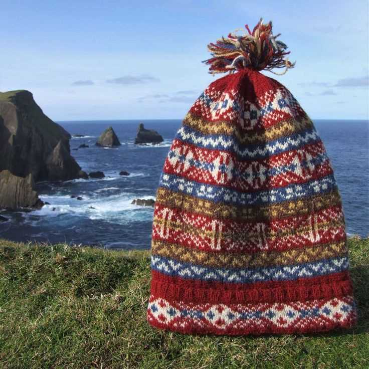 Mens fair isle hat knitting pattern