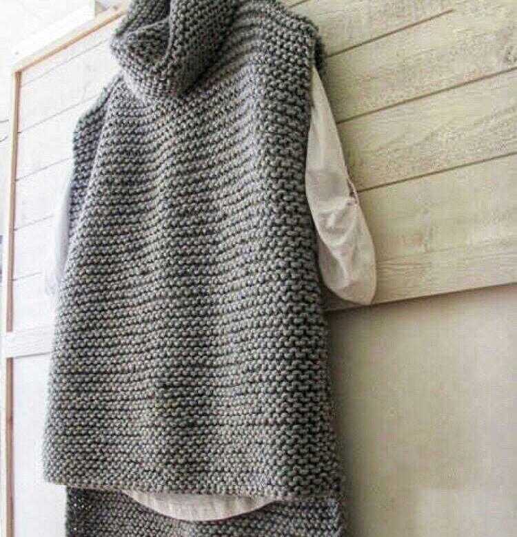 Chunky knit sweater vest pattern