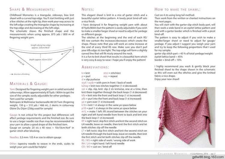 How to decrease the size of a knitting pattern