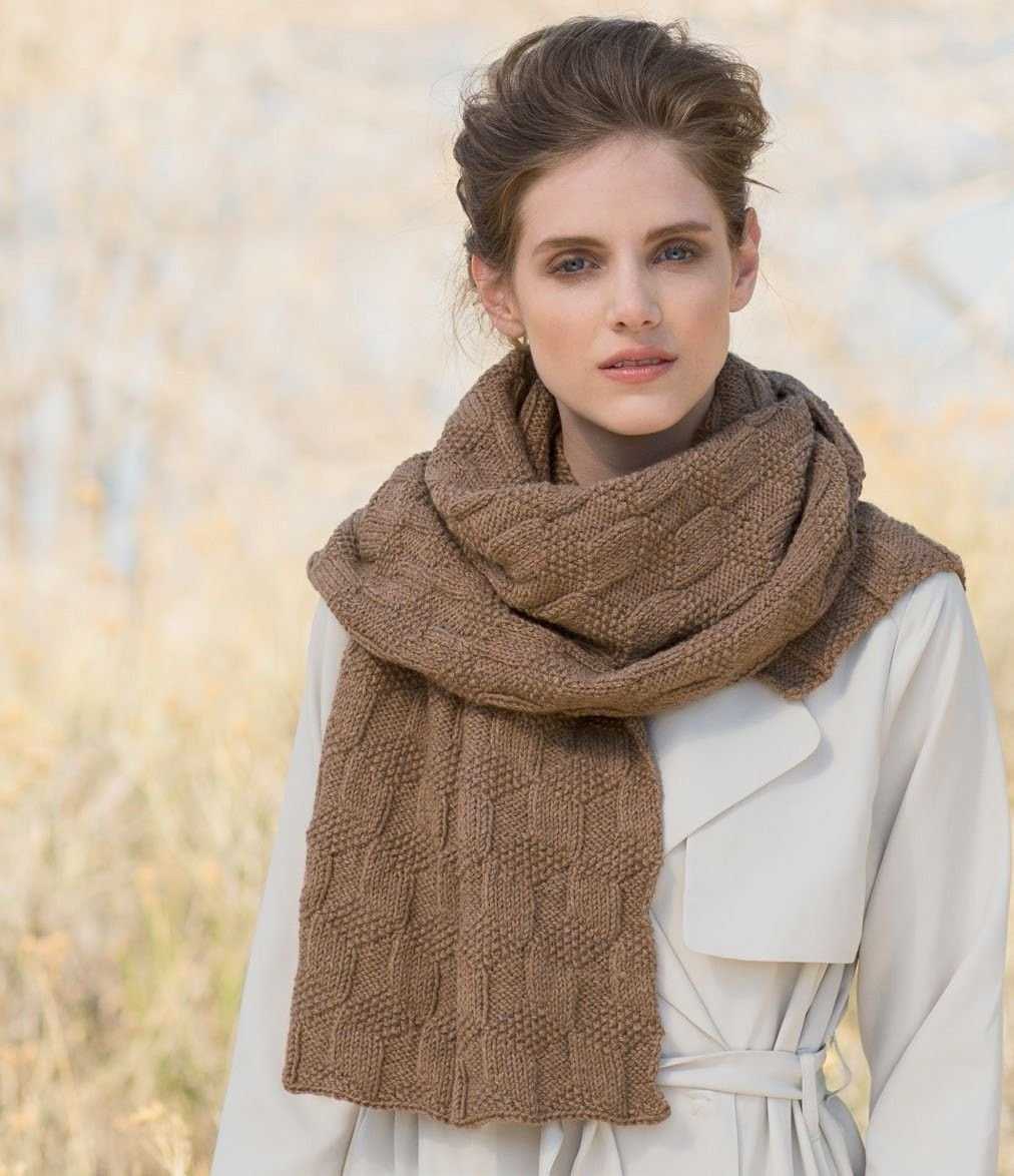 Endless scarf knitting pattern