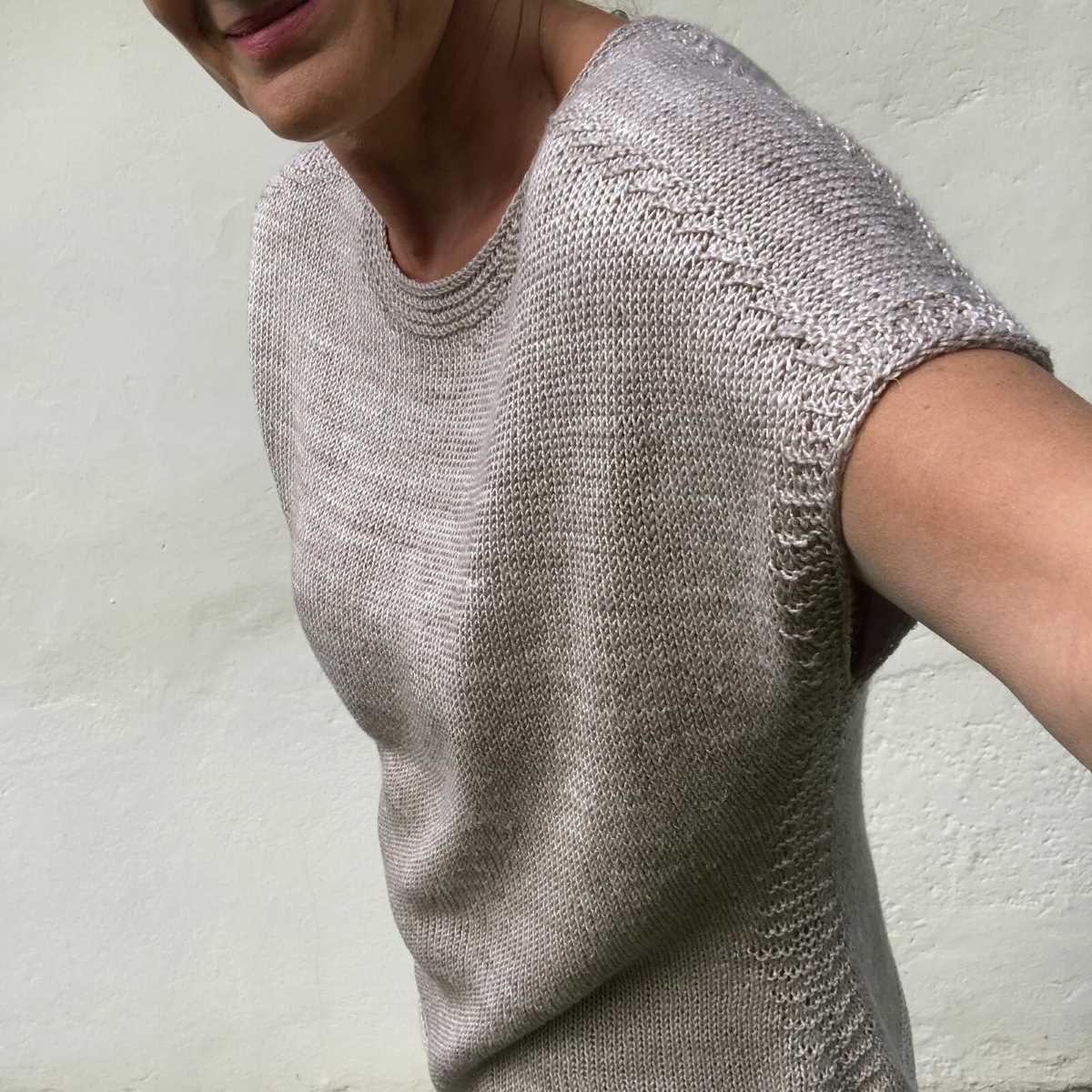 Knit vest top pattern