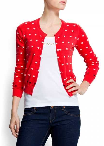 Forever 21 patterned knit cardigan