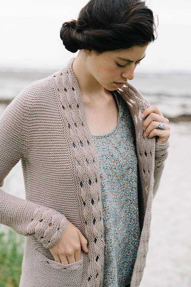 Loose cardigan knitting pattern