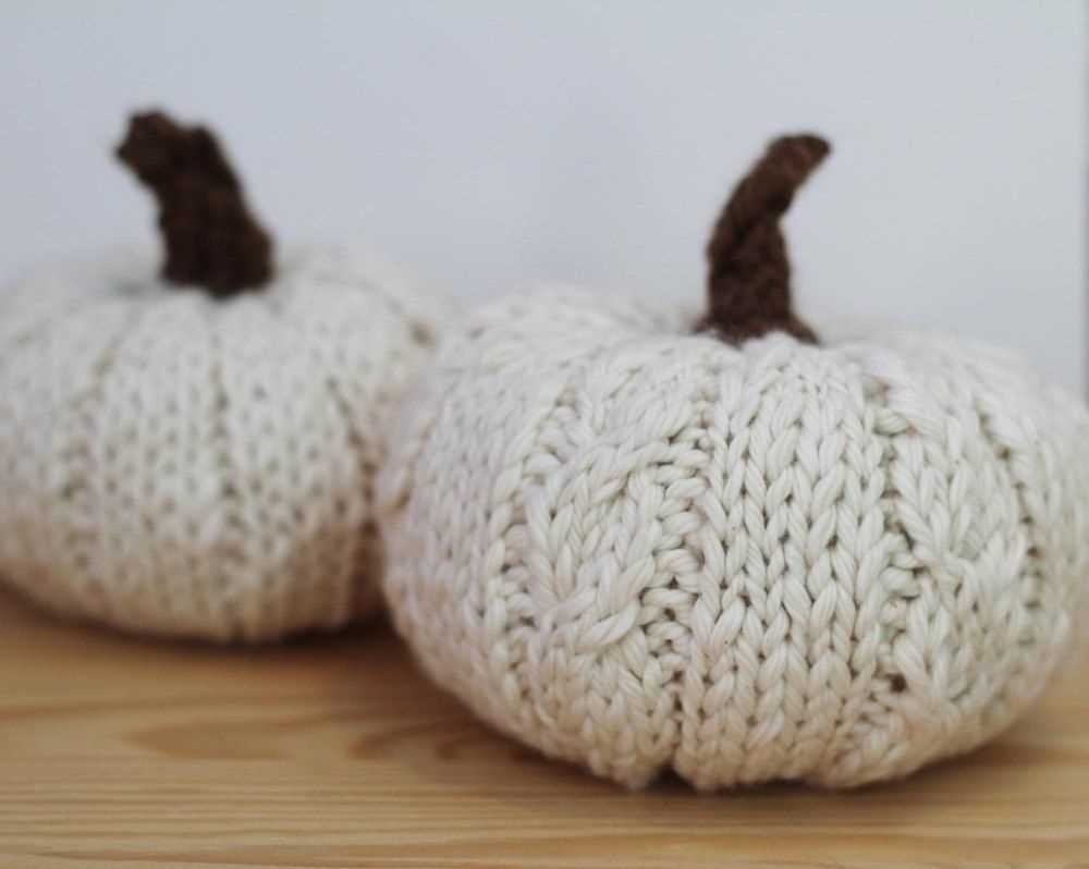 Free pumpkin knitting pattern