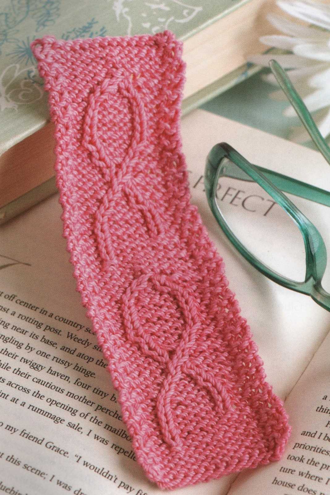 Knit bookmark pattern free