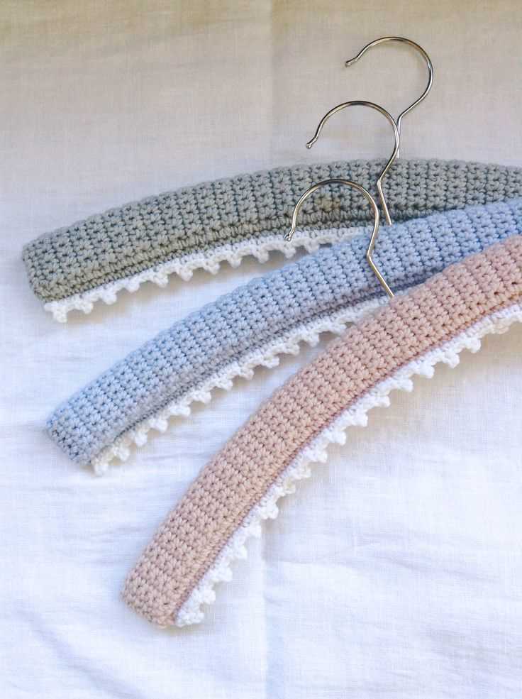 Knit hanger cover pattern