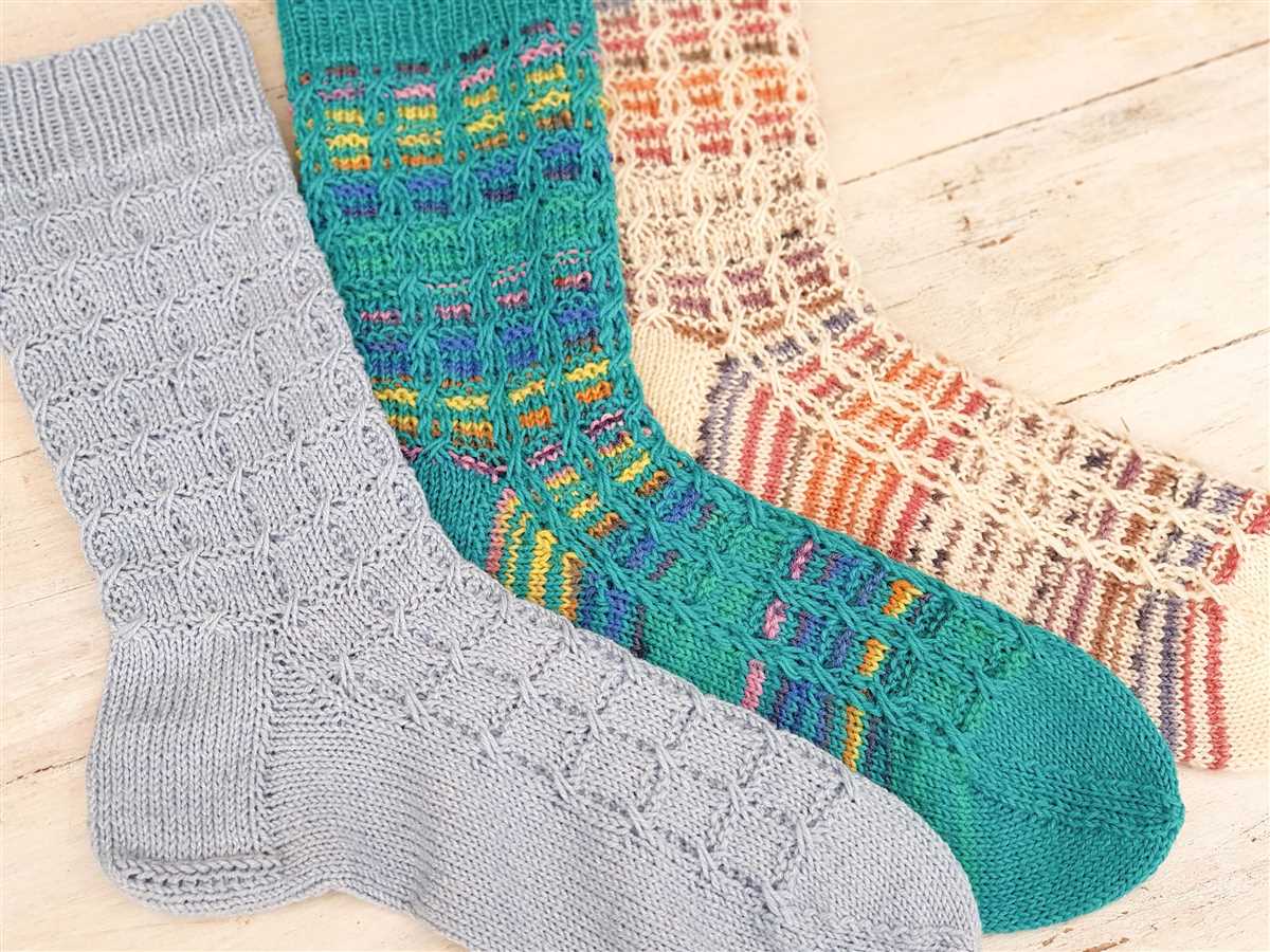 Basic men's sock knitting pattern