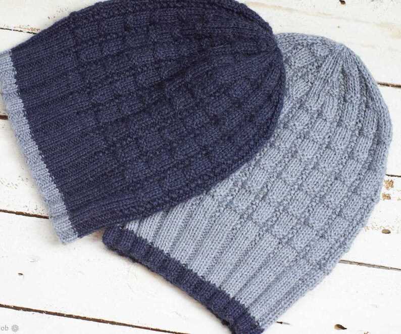 Mens knit hat pattern worsted weight yarn