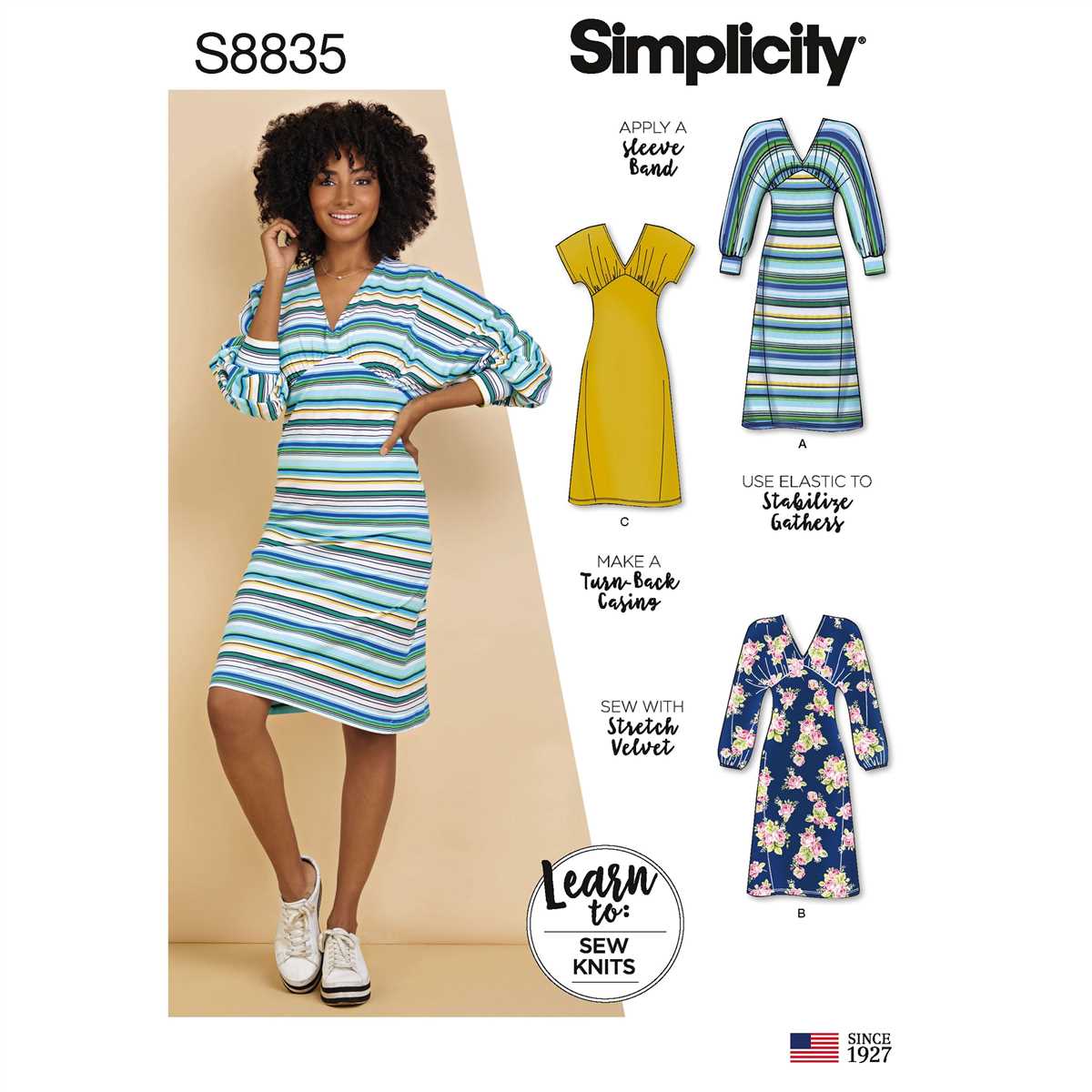 Knit shift dress pattern