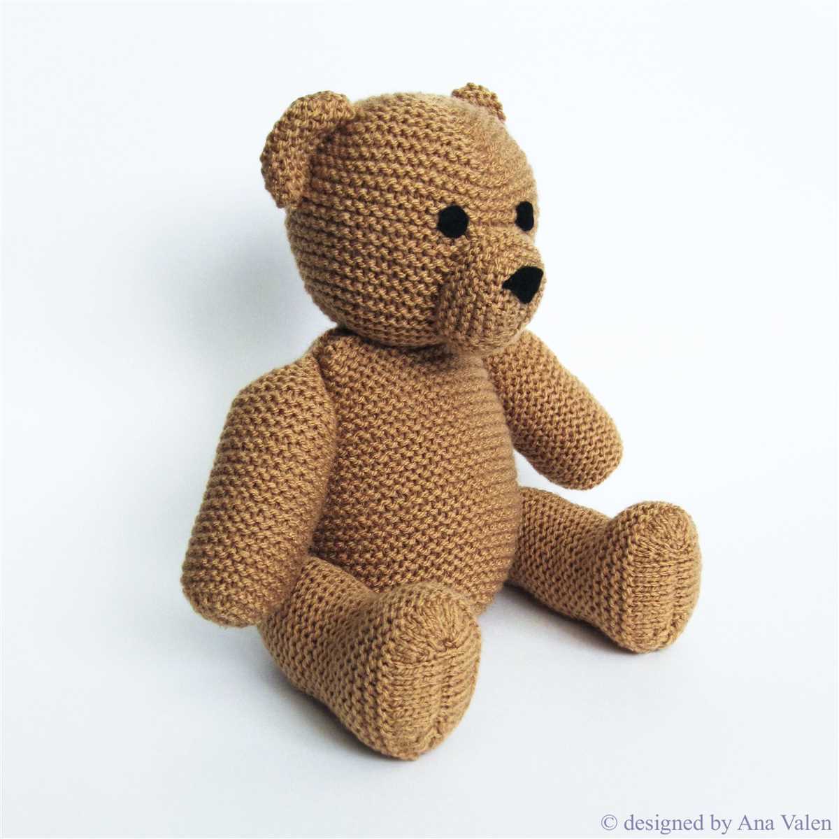 Free knit teddy bear pattern