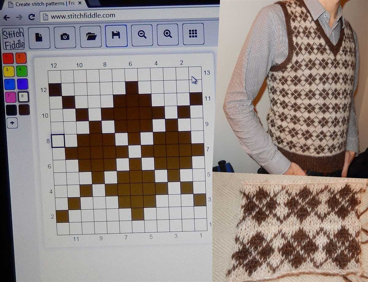 Create your own knitting pattern online