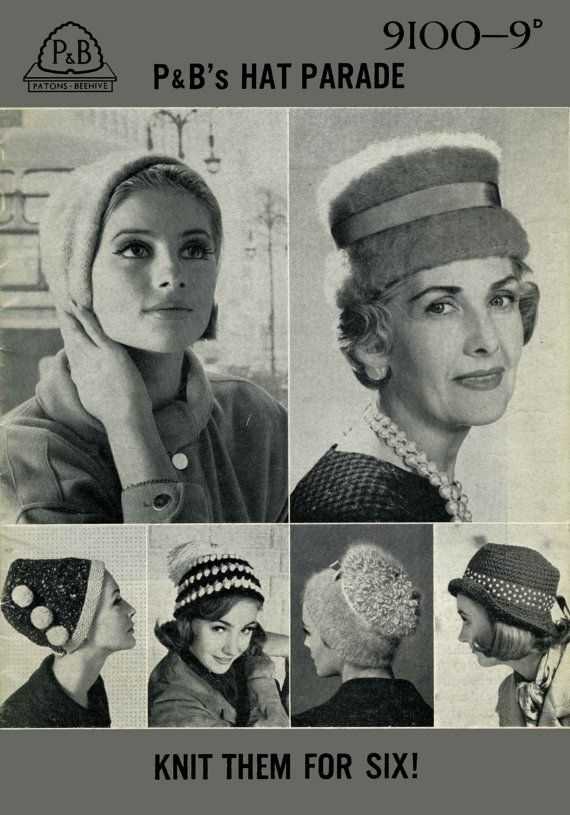 Vintage hat knitting patterns