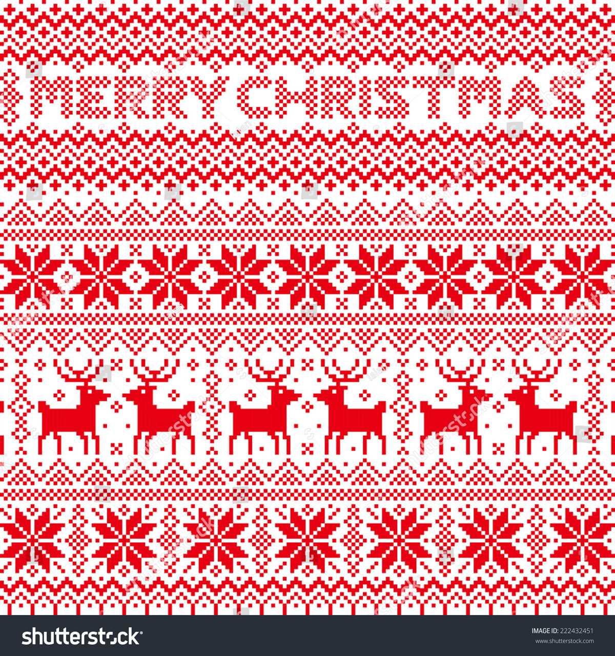 Xmas sweater knitting patterns