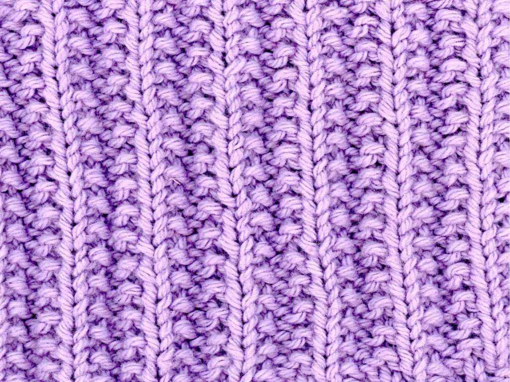 Mistake rib knitting pattern