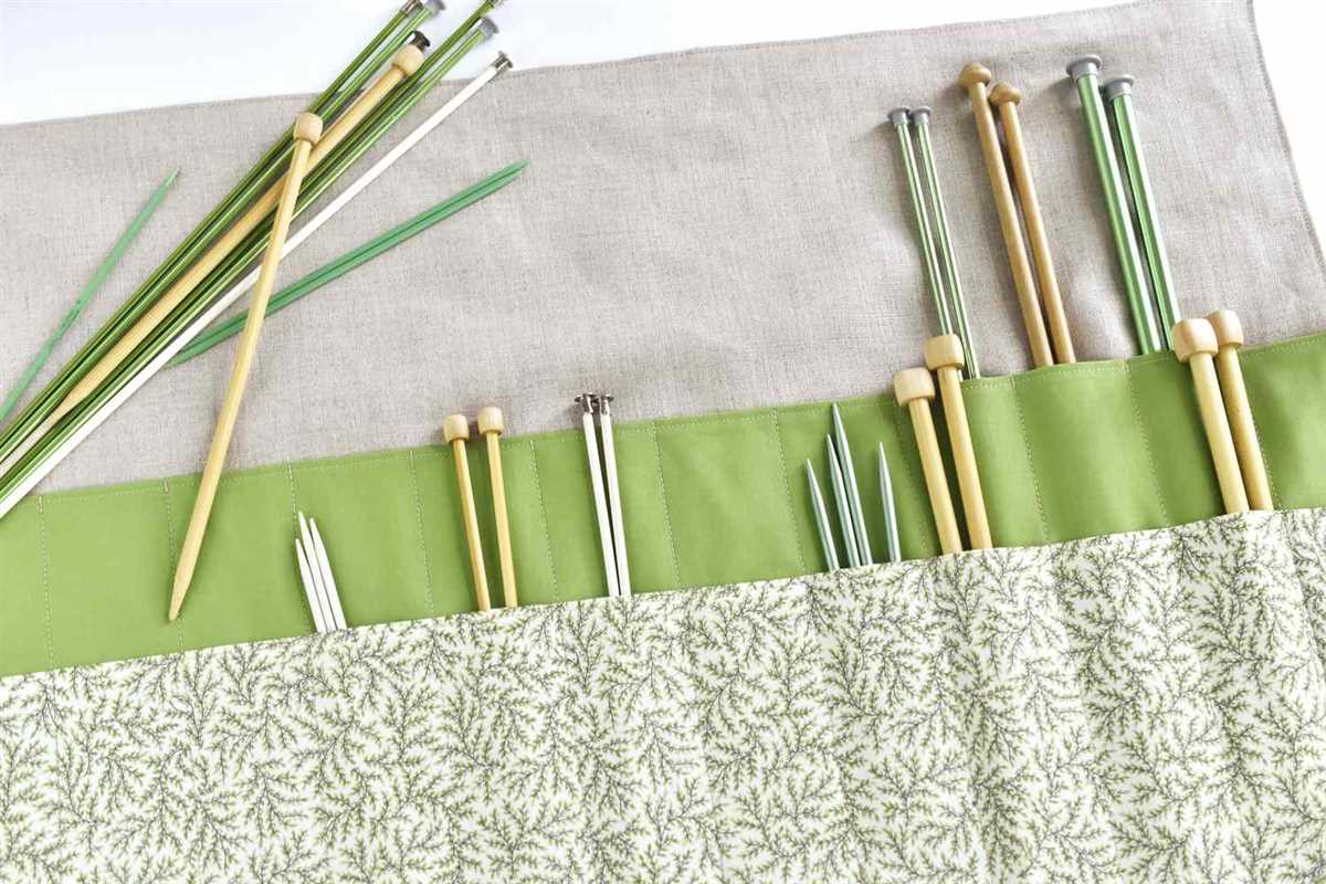 Knitting needle holder sewing pattern