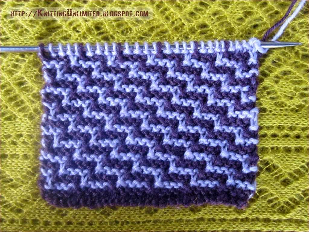 Knitting slip stitch patterns
