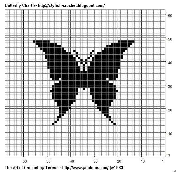 Free knitting pattern for small butterfly