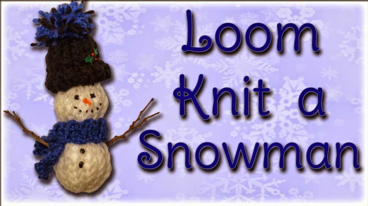 Easy snowman knitting pattern free