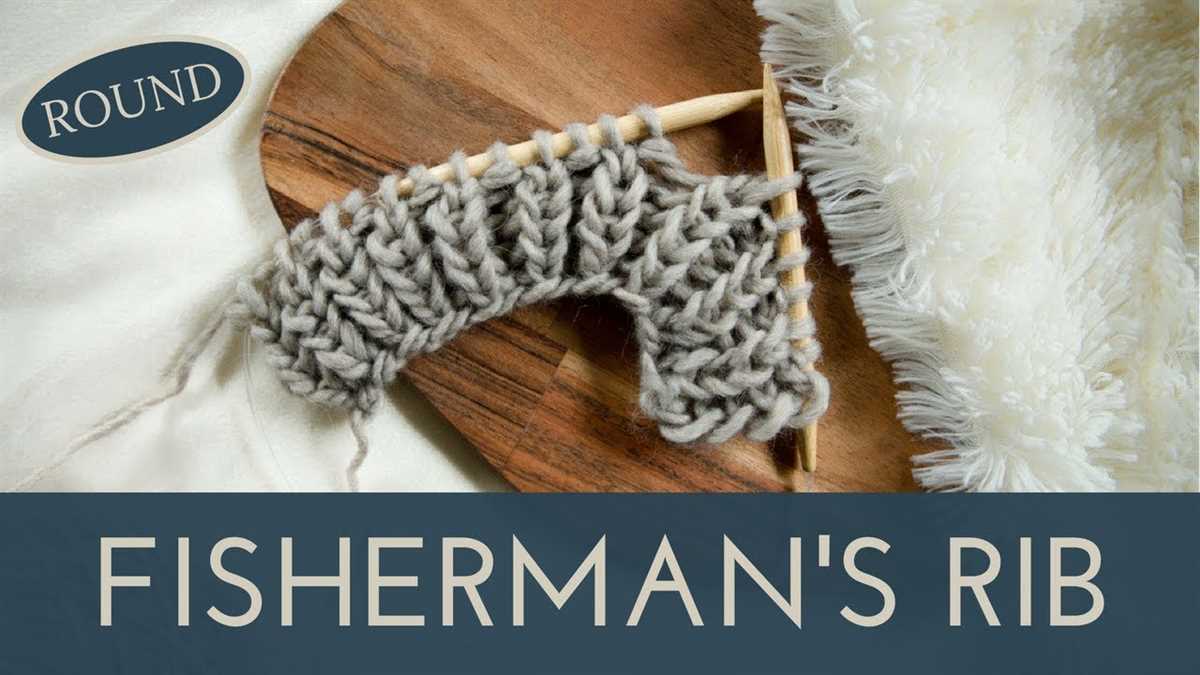 Knitting pattern for ladies fishermans rib jumper