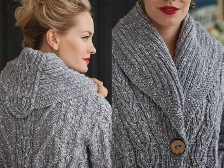 Knit wrap cardigan pattern