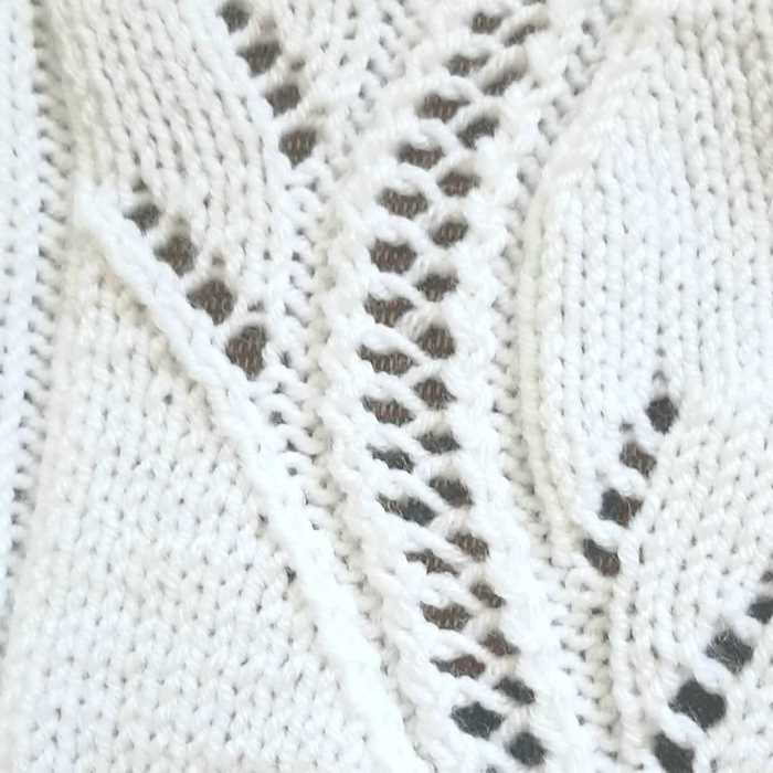 Dragon tail knitting pattern