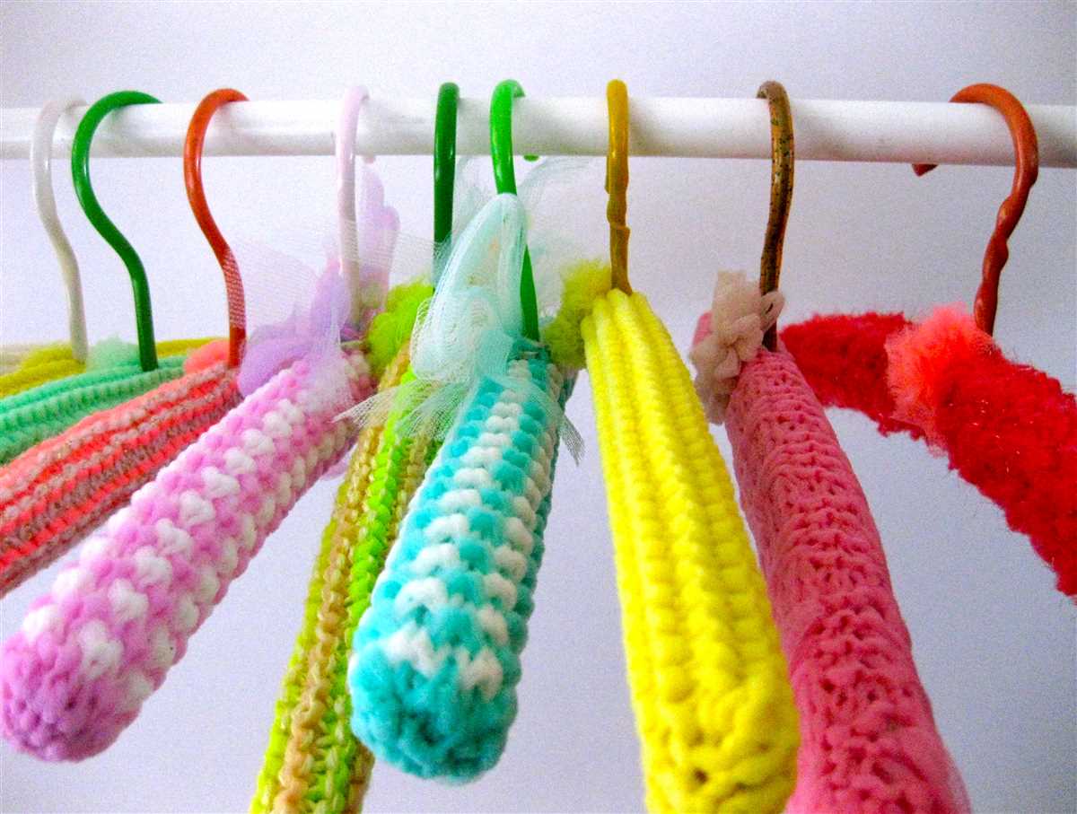 Knit hanger cover pattern