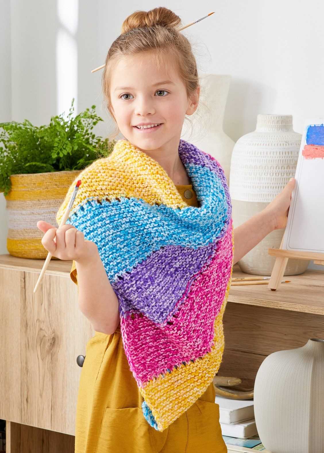 Knitting patterns for childrens scarves