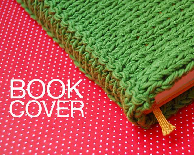 Knit book sleeve pattern