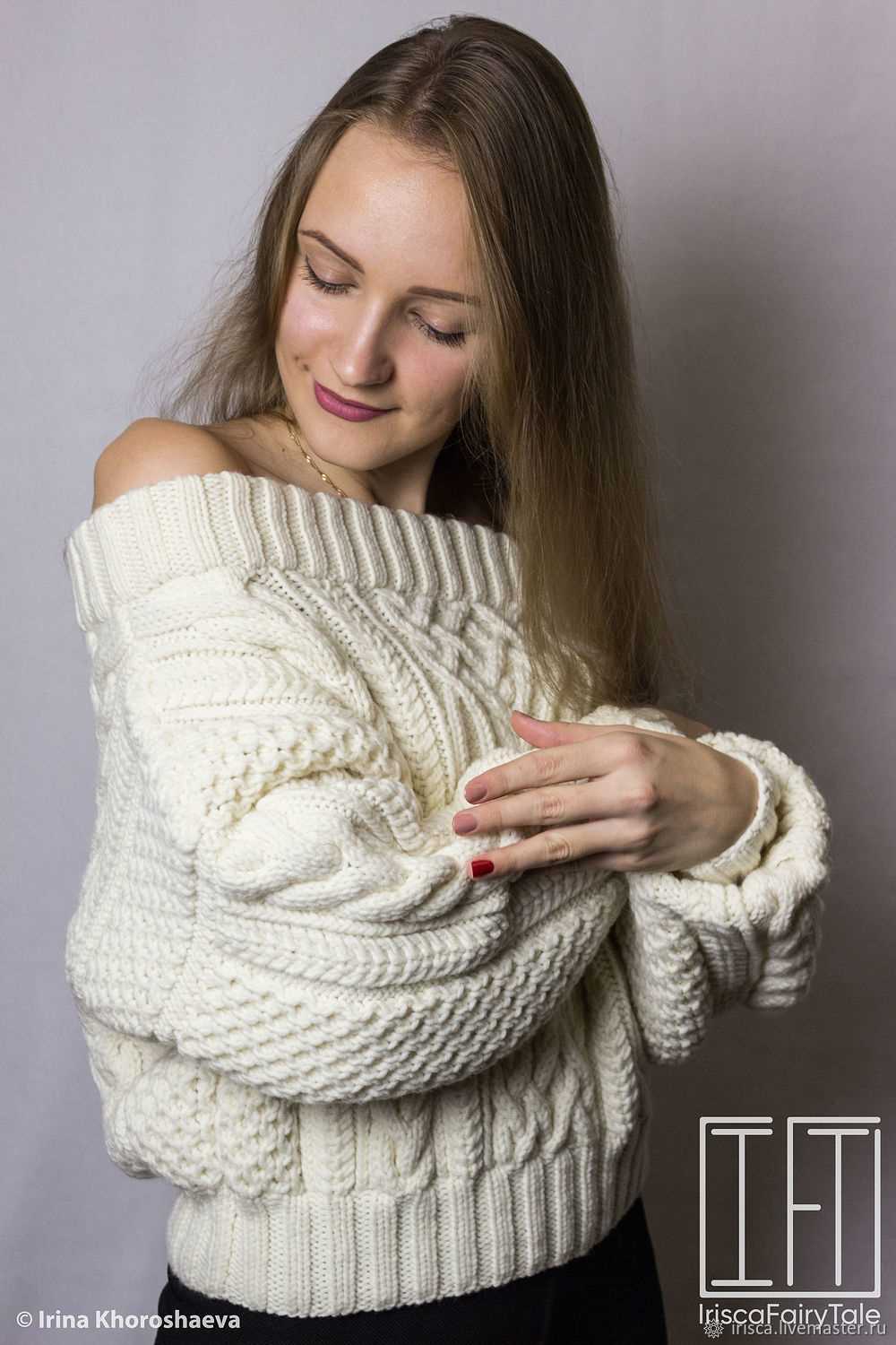Knitting pattern for oversized jumper