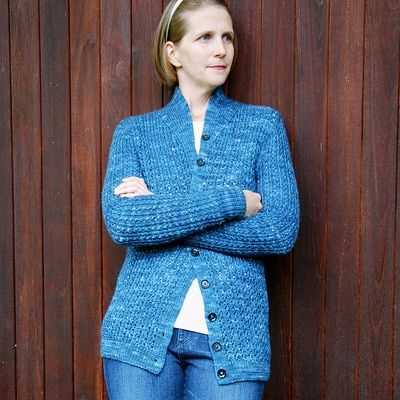 Cosy cardigan knitting pattern