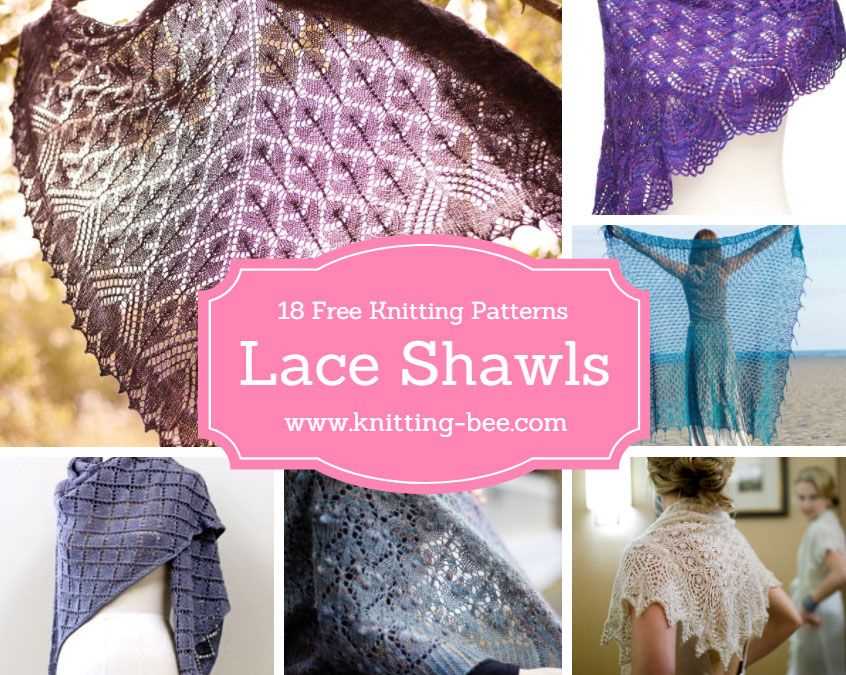 Lace shawl knitting pattern free