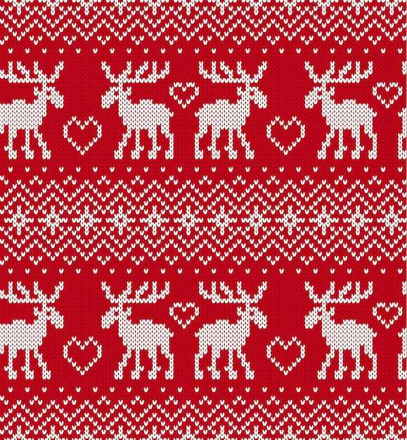 Xmas knitting patterns sweaters