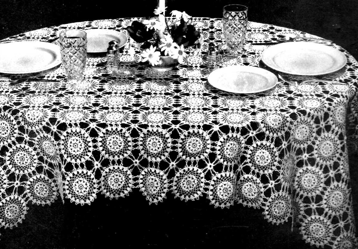 Knit patterns tablecloth patterns