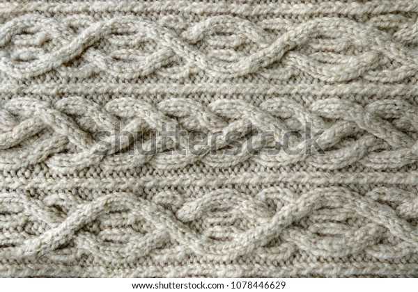 Cozy cable knit hat pattern
