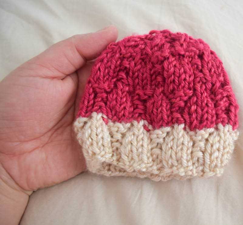 Chunky knit baby hat pattern free
