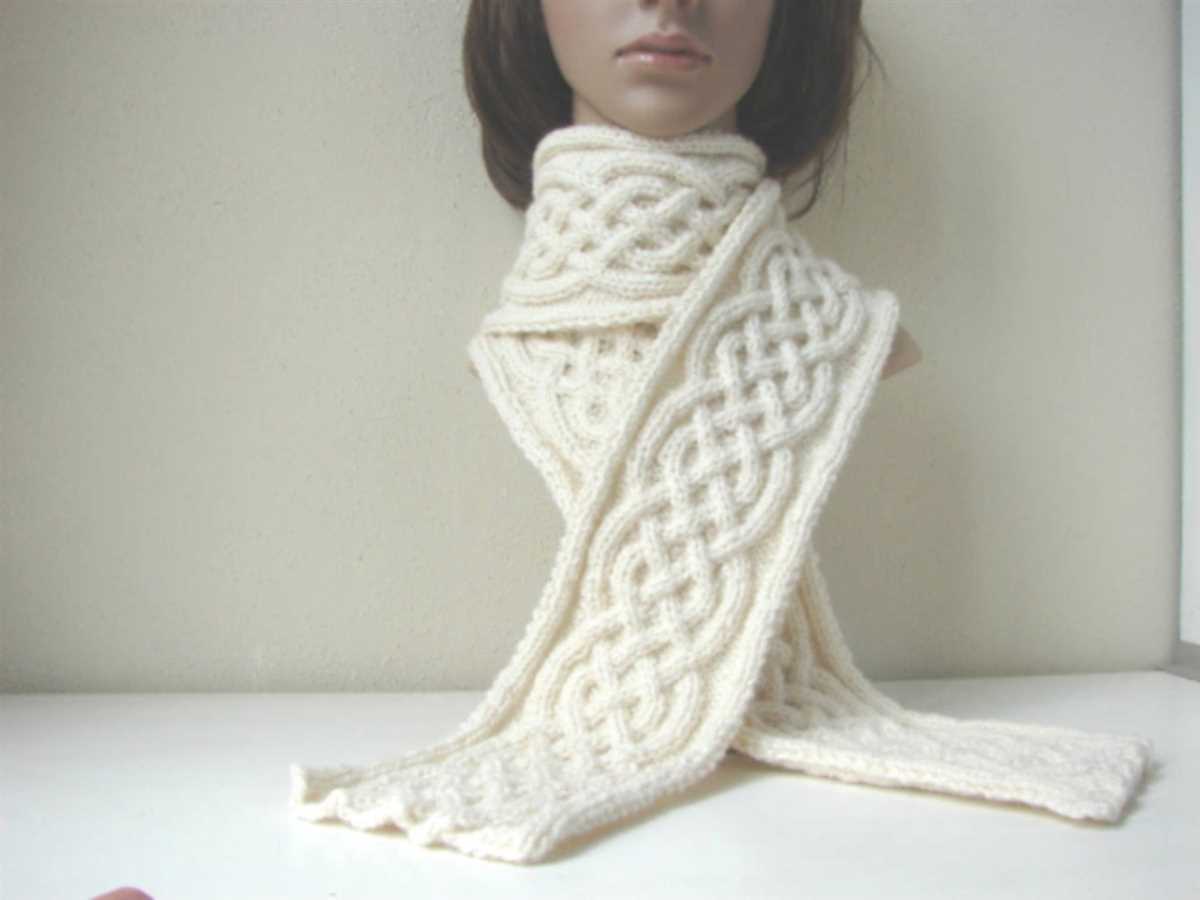 Braided infinity scarf knitting pattern