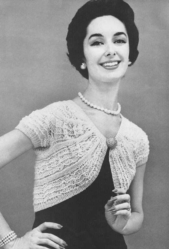 Vintage shrug knitting pattern