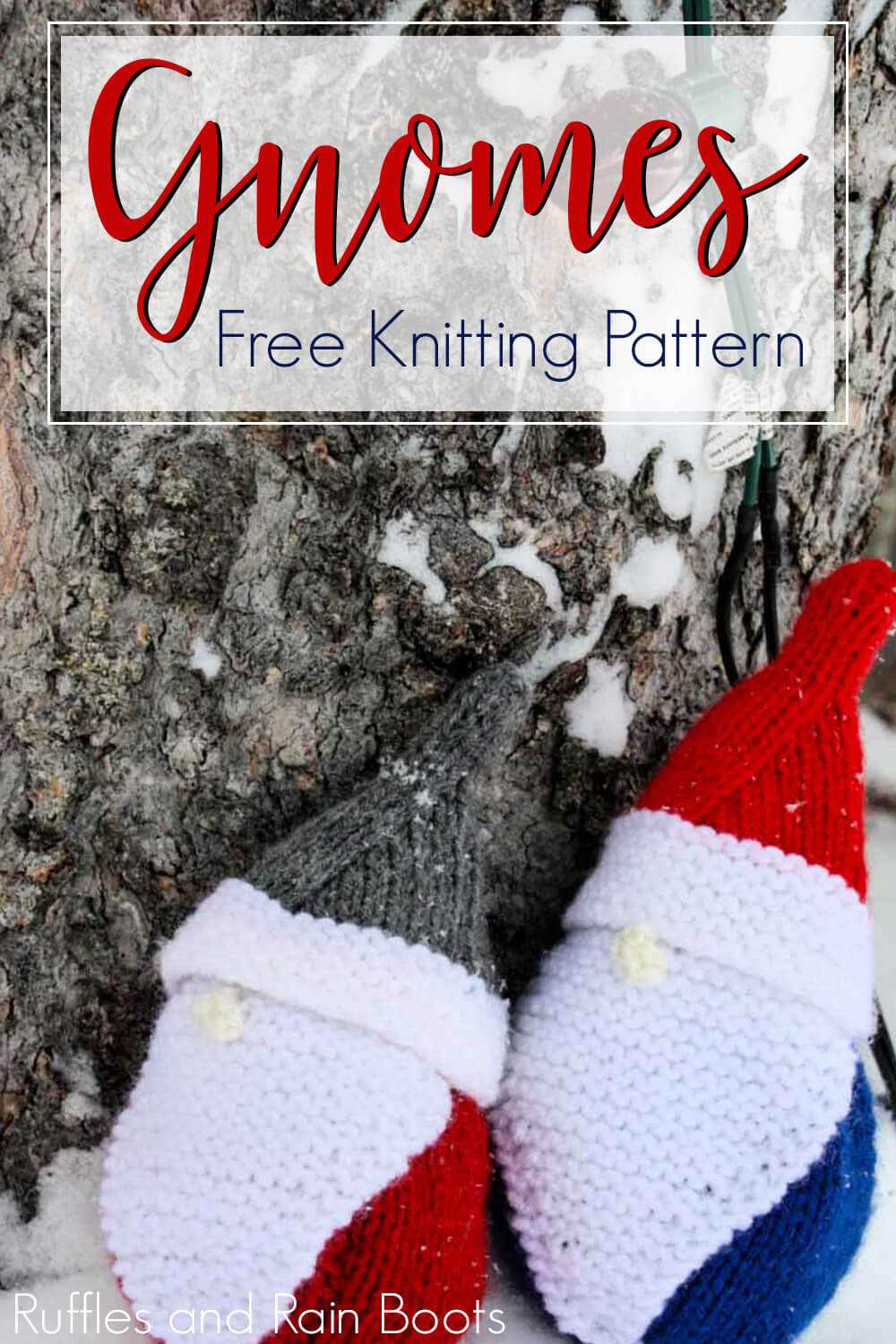 Knitted gnome pattern free