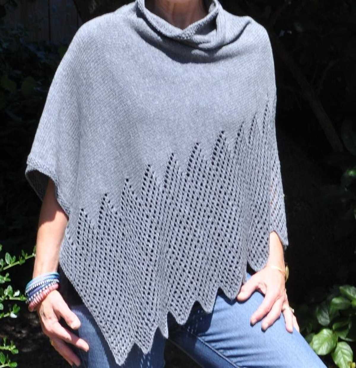 Double knit poncho pattern