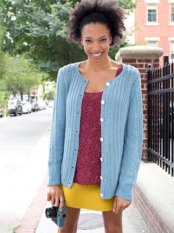 Knitted summer cardigan pattern free