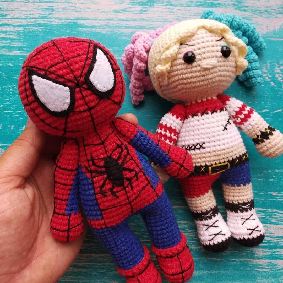 Spiderman knitting pattern