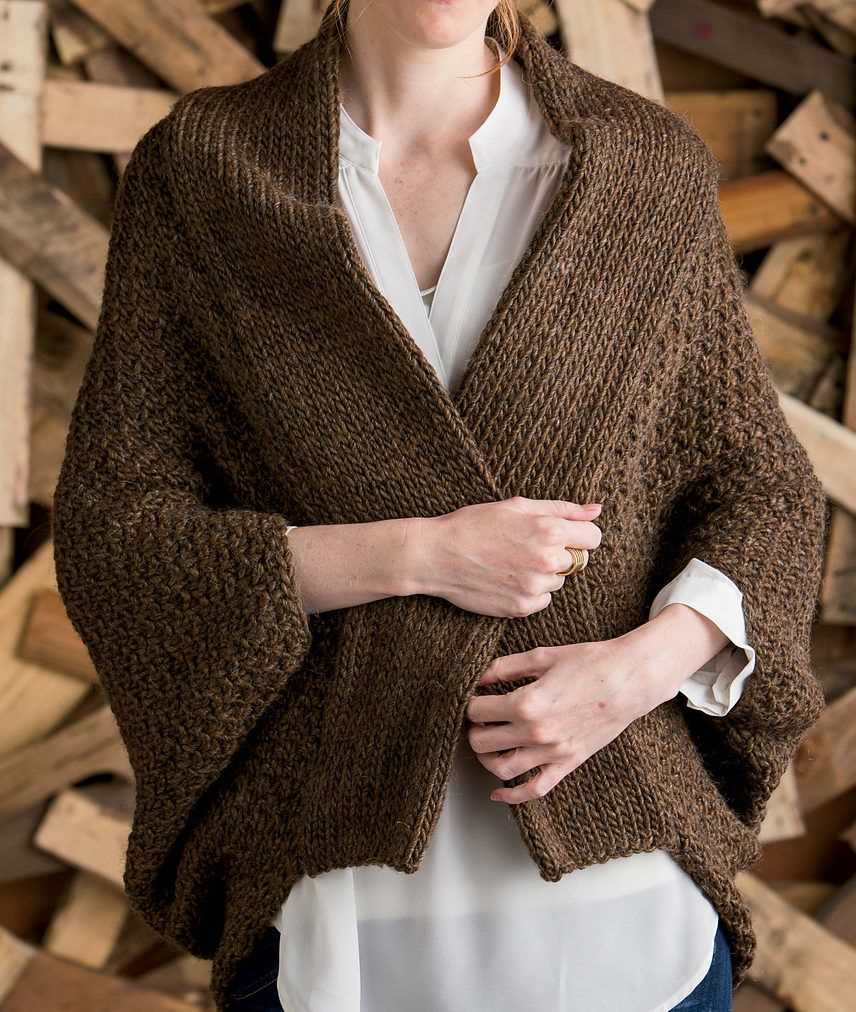 Knitting pattern for shrug