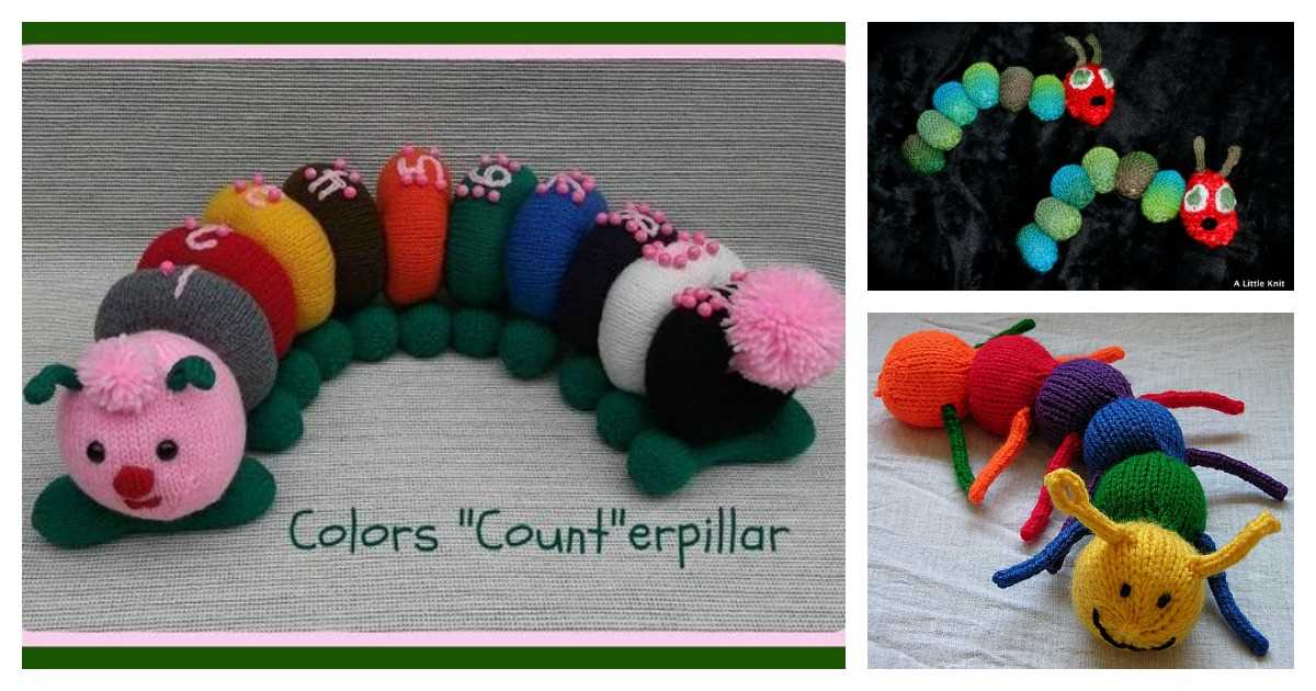 Caterpillar knitting pattern