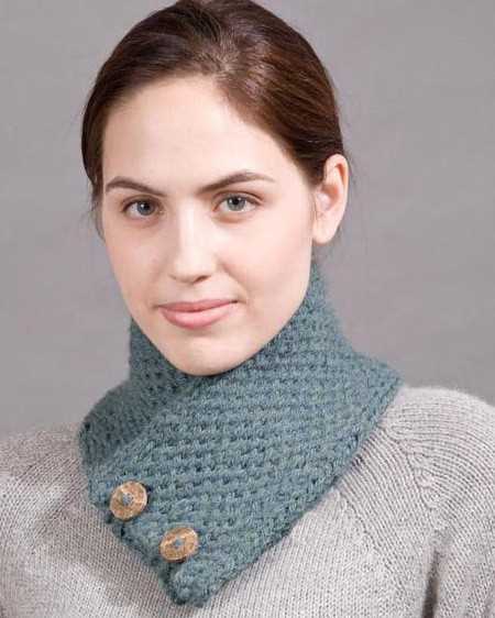 Free knit neck warmer pattern